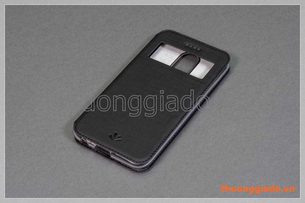 Bao da LG K10 (2017) flip case, hiệu Vili, có cửa sổ view