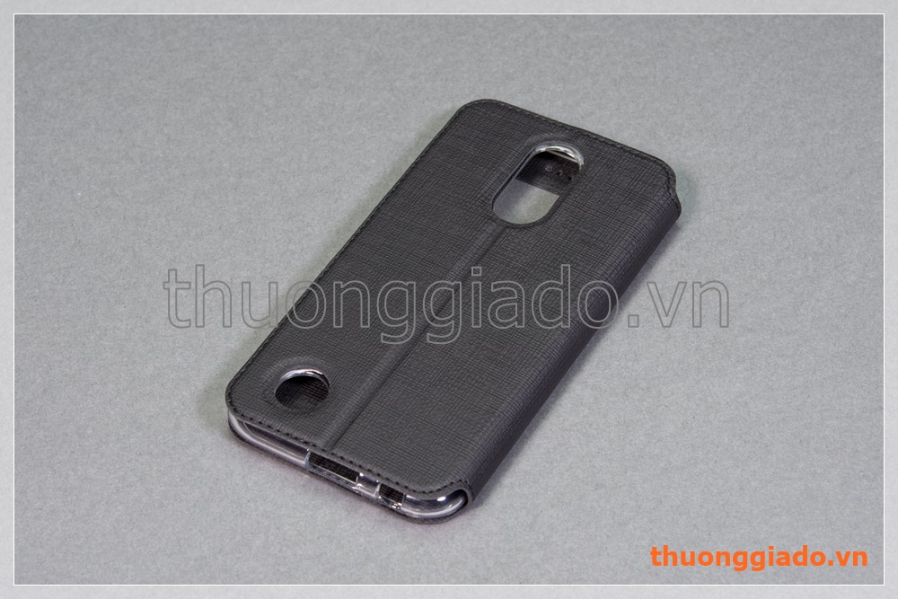 Bao da LG K10 (2017) flip case, hiệu Vili, có cửa sổ view