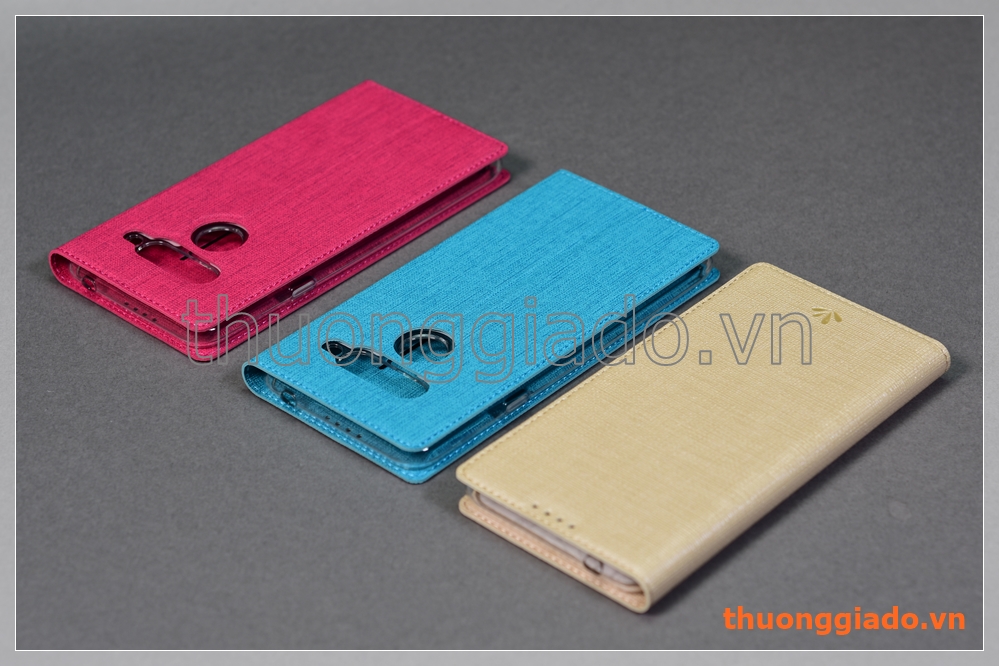 Bao da LG V40 flip leather case, hiệu Vili