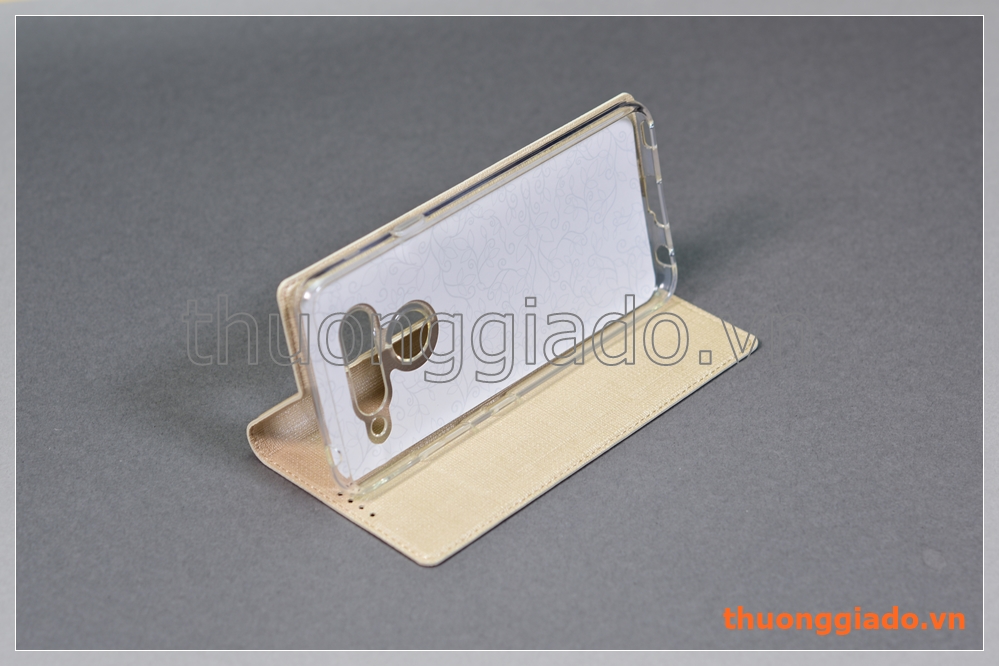 Bao da LG V40 flip leather case, hiệu Vili