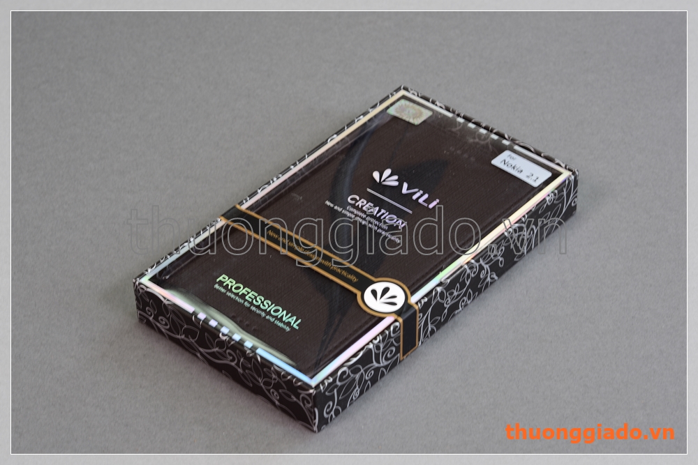 Bao da Nokia 2.1 flip leather case, hiệu Vili