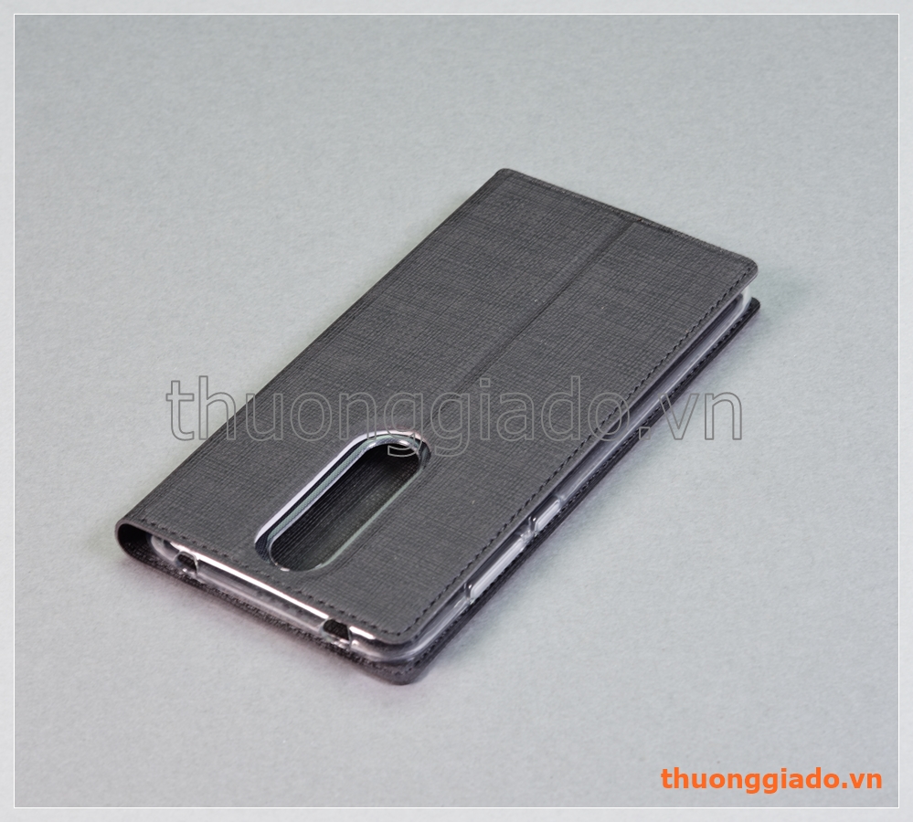 Bao da Nokia 3.1 Plus, bao da cầm tay nắp gập mở kiểu flip, hiệu Vili