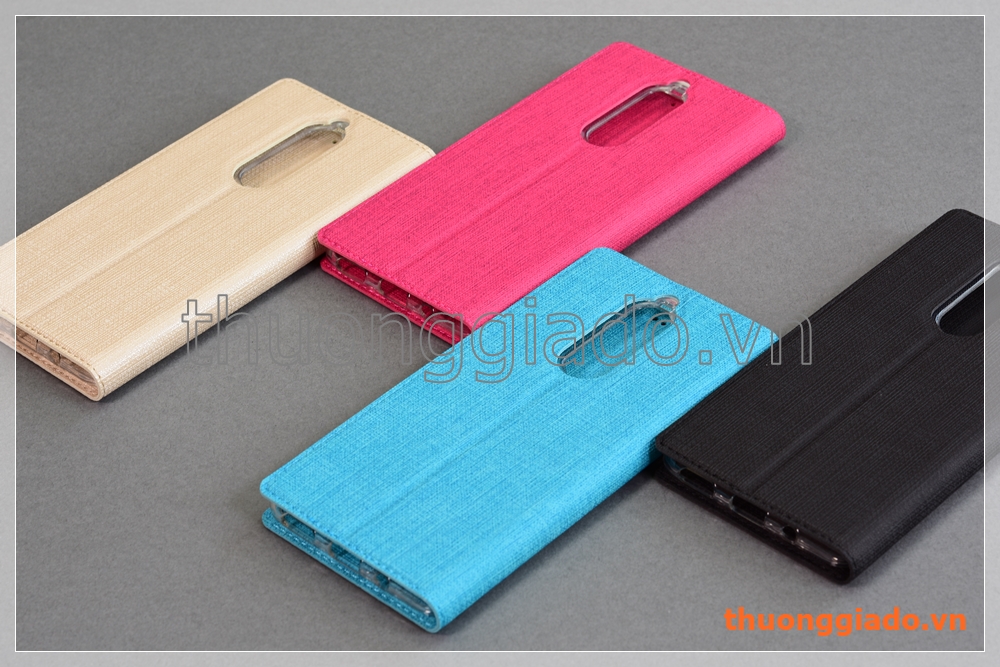 Bao da Nokia 5.1 (5.5") flip leather case, hiệu Vili