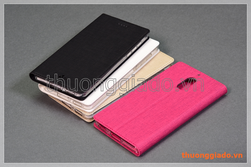 Bao da Nokia 6 (5.5"), Nokia 6 (2017) flip leather case, hiệu Vili