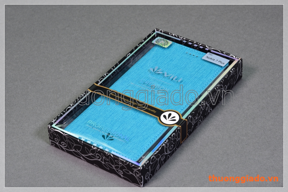 Bao da Nokia 7 Plus/ Nokia 7+ flip leather case, hiệu Vili