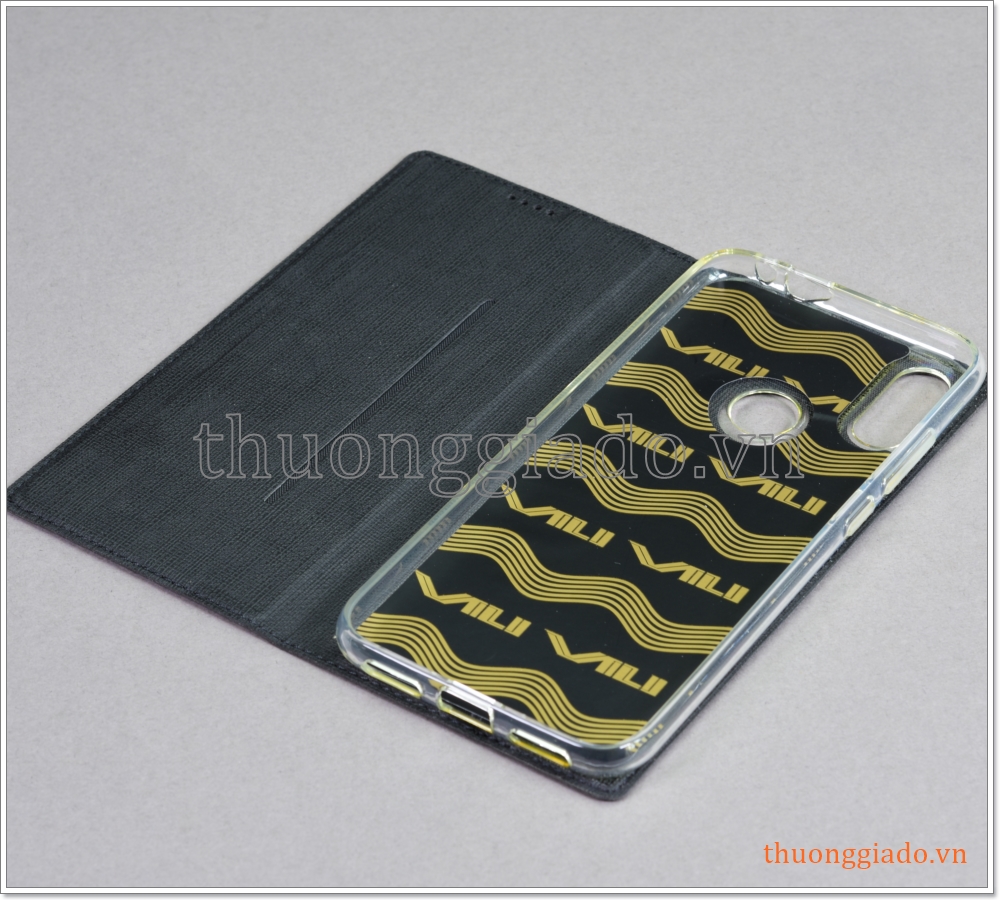 Bao da Redmi Note 7, bao da cầm tay, nắp gập mở, hiệu Vili