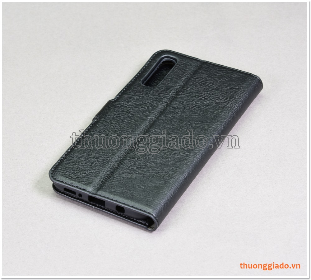 Bao da Samsung Galaxy A50, bao da cầm tay, chất liệu da bò, hiệu Kaiyue