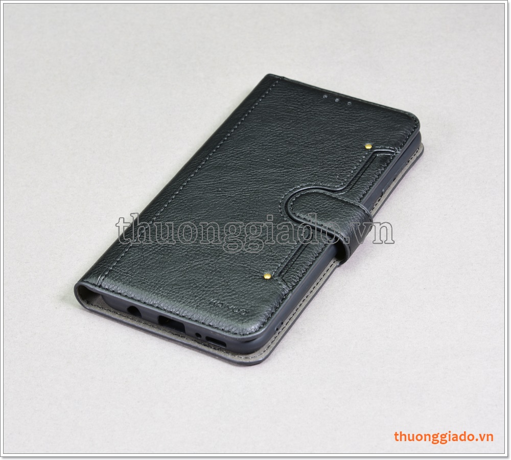 Bao da Samsung Galaxy A50, bao da cầm tay, chất liệu da bò, hiệu Kaiyue