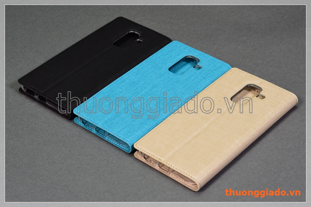 Bao da Samsung Galaxy A6+/ A6 Plus (2018)/ A605 Plus flip leather case (hiệu Vili)