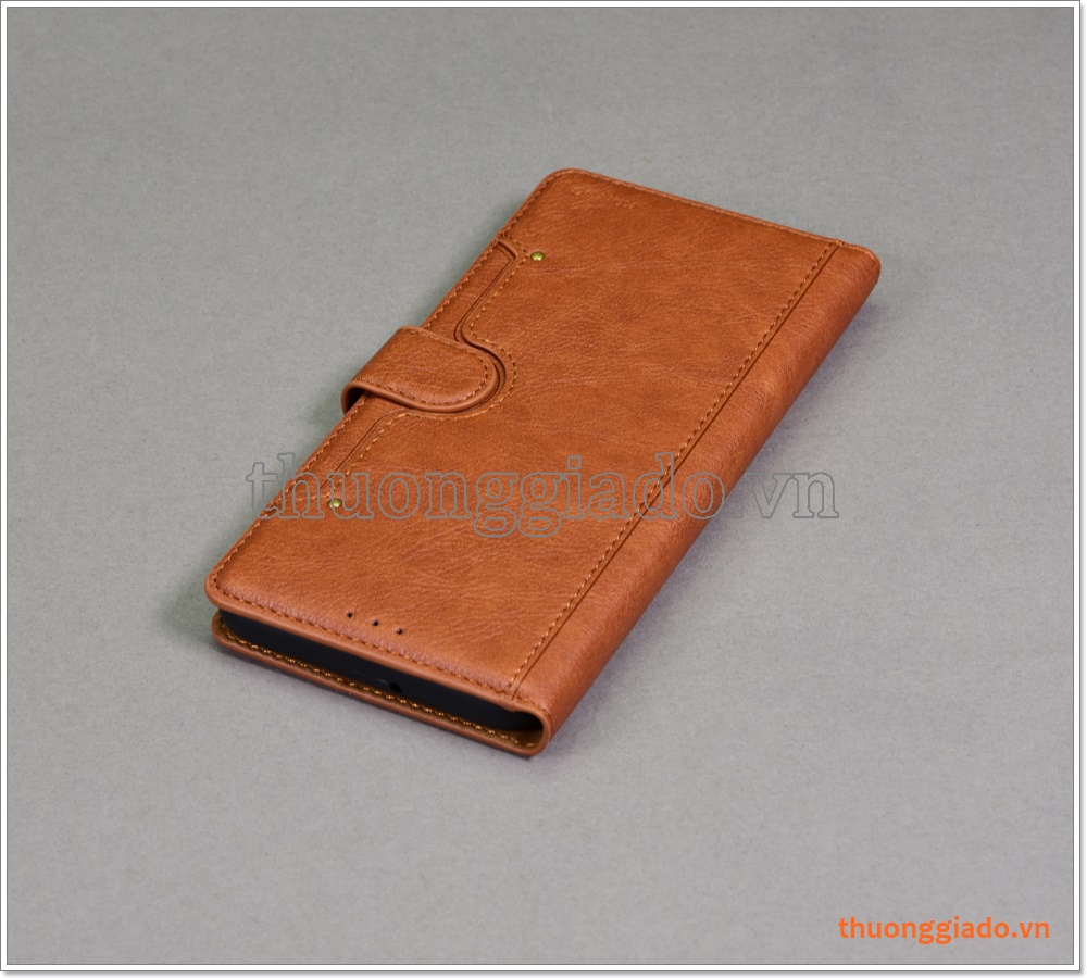 Bao da Samsung Galaxy A70, bao da cầm tay, chất liệu da bò, hiệu Kaiyue