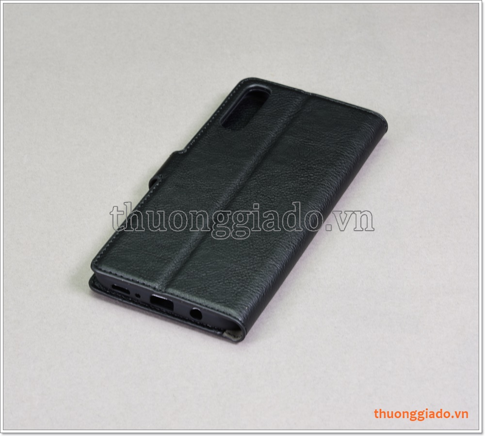 Bao da Samsung Galaxy A70, bao da cầm tay, chất liệu da bò, hiệu Kaiyue