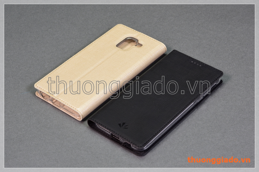 Bao da Samsung Galaxy J6 (2018), J600, flip leather case, hiệu Vili