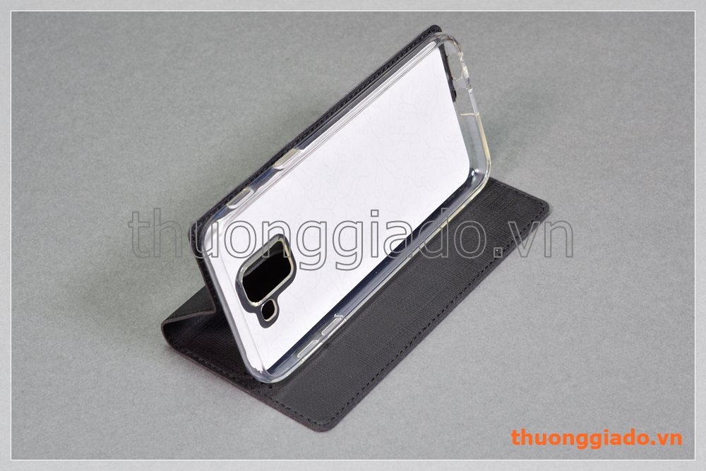Bao da Samsung Galaxy J6 (2018), J600, flip leather case, hiệu Vili