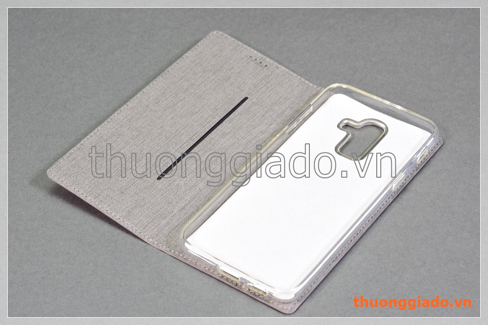 Bao da Samsung Galaxy J8 (2018)/ J810 flip leather case, hiệu Vili