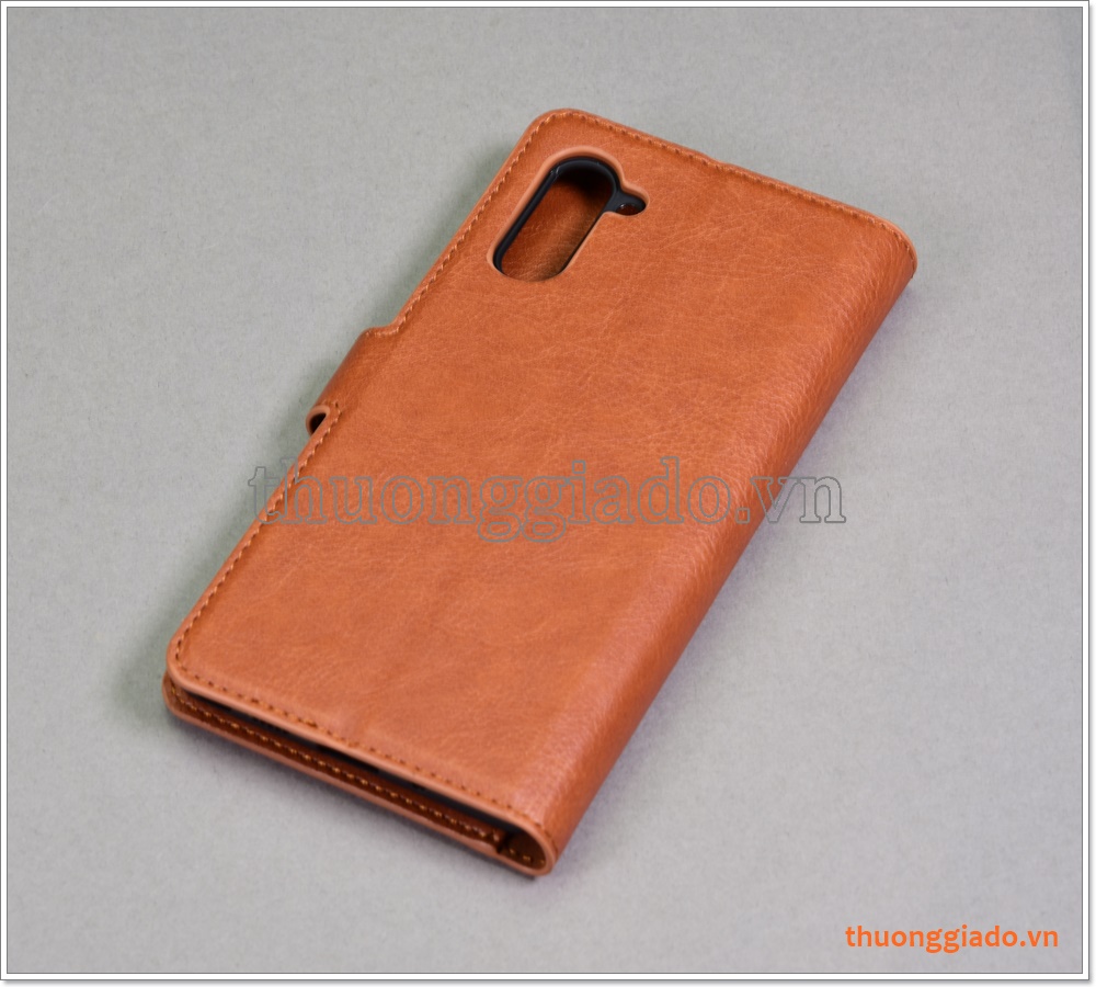 Bao da Samsung Galaxy Note 10 (N970), bao da cầm tay, chất liệu da bò, hiệu Kaiyue