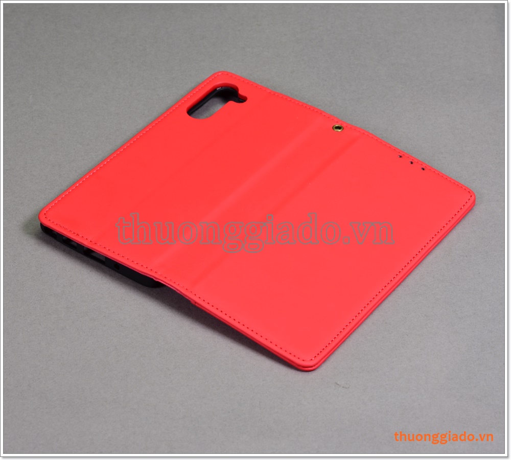 Bao da Samsung Galaxy Note 10 (N970), bao da cầm tay, chất liệu da bò, thời trang