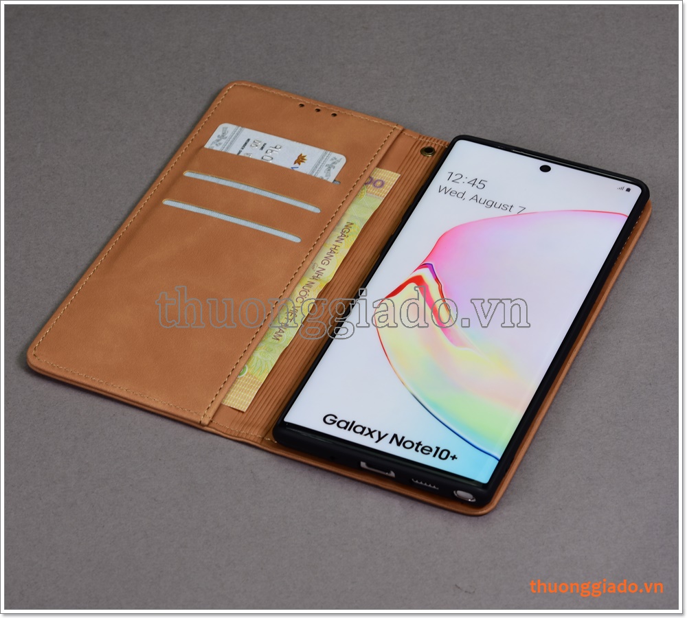 Bao da Samsung Galaxy Note 10 Plus/ Note 10+ (N975), bao da cầm tay, thời trang