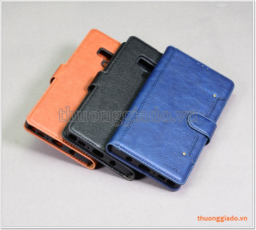 Bao da Samsung Galaxy Note 9 (N960), bao da cầm tay, chất liệu da bò, hiệu Kaiyue