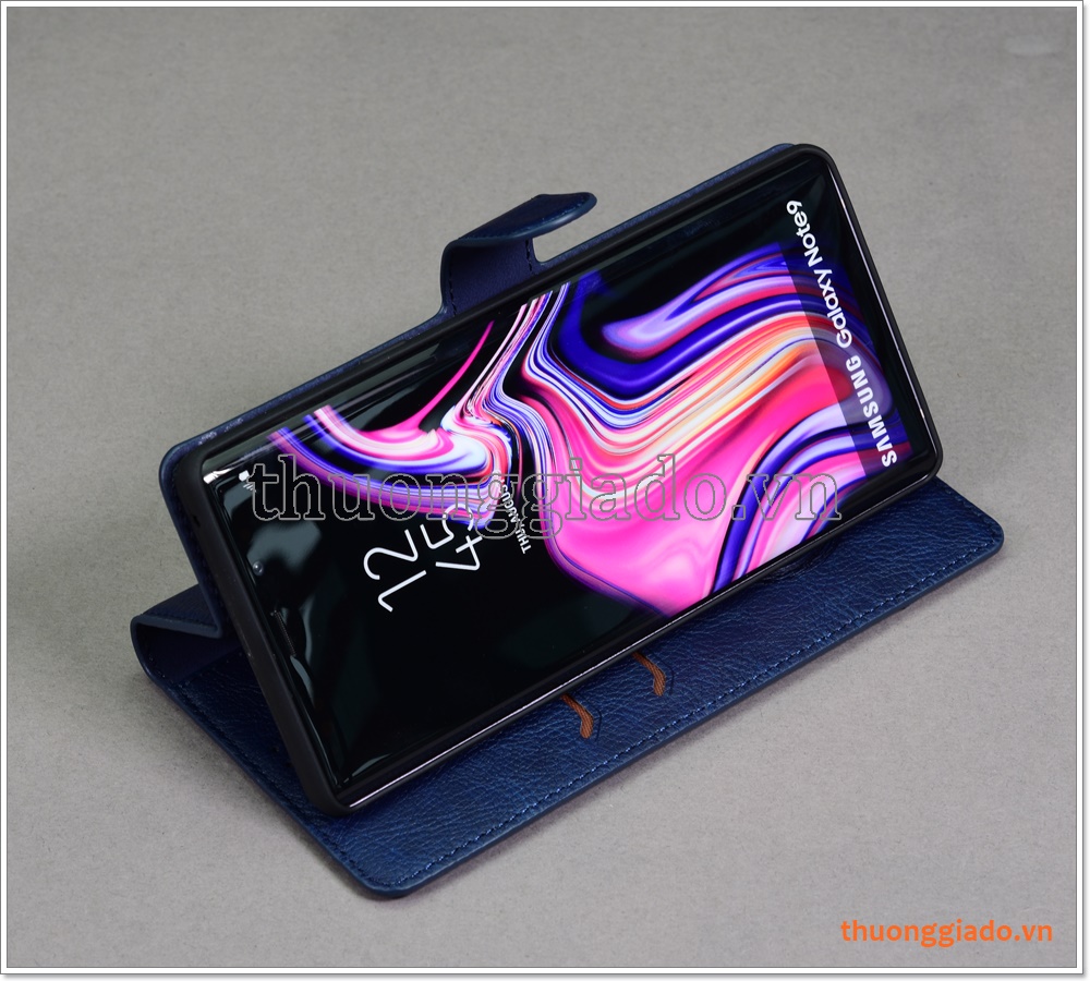 Bao da Samsung Galaxy Note 9 (N960), bao da cầm tay, chất liệu da bò, hiệu Kaiyue