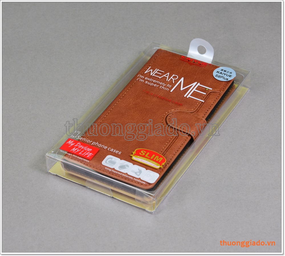 Bao da Samsung Galaxy Note 9 (N960), bao da cầm tay, chất liệu da bò, hiệu Kaiyue