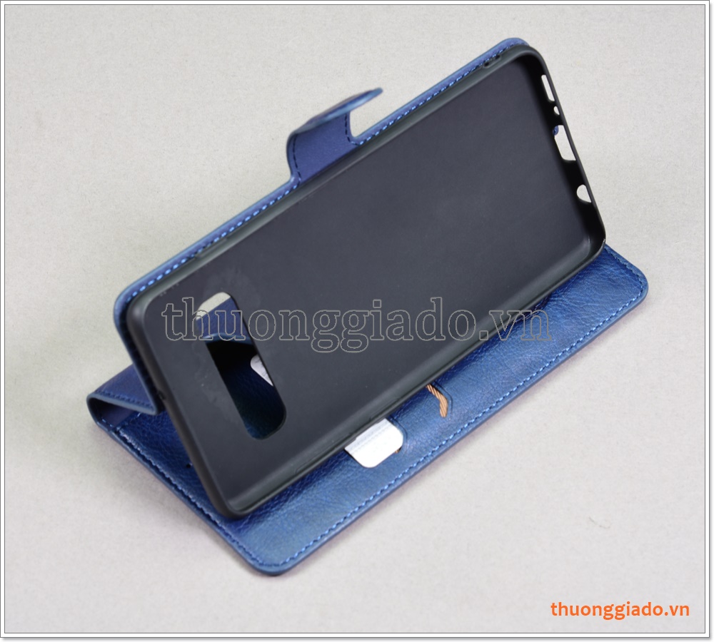 Bao da Samsung Galaxy S10+, G975, Bao da cầm tay, chất liệu da bò, hiệu Kaiyue