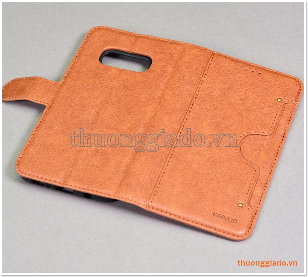 Bao da Samsung Galaxy S10e (G970), bao da cầm tay, chất liệu da bò, hiệu Kaiyue
