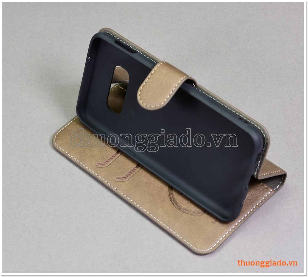 Bao da Samsung Galaxy S10e (G970), bao da cầm tay, chất liệu da bò, hiệu Kaiyue