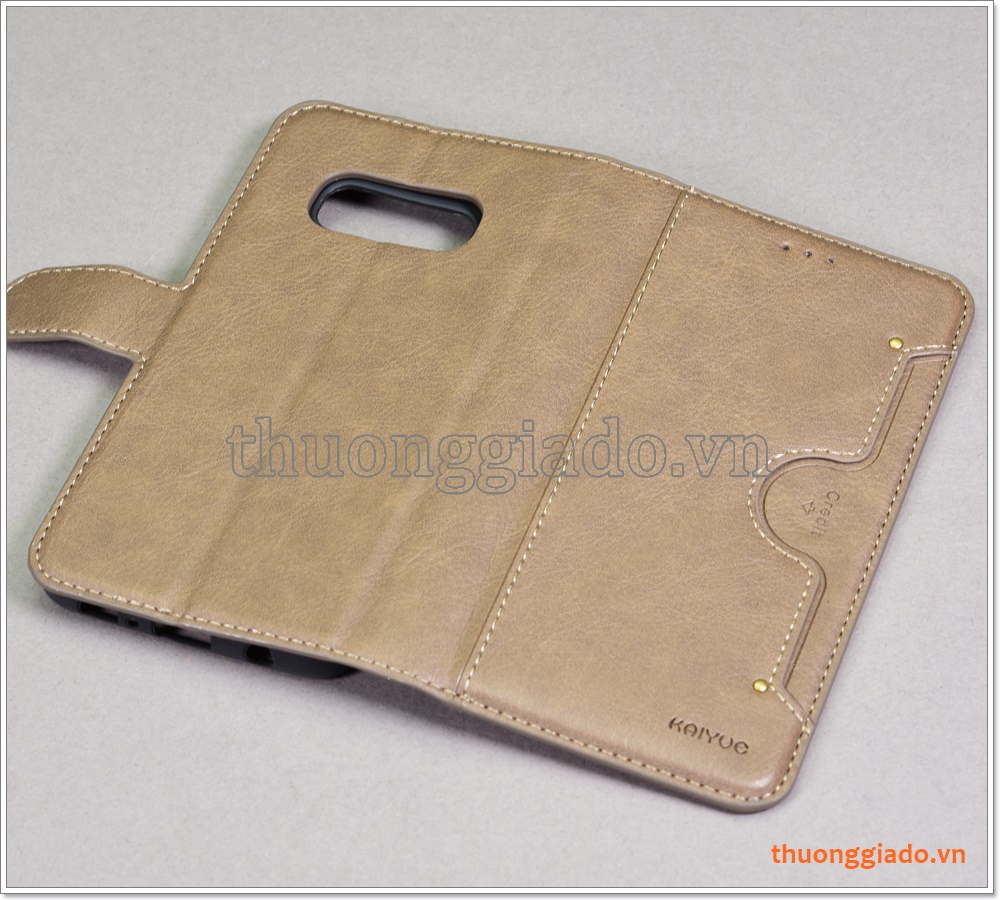 Bao da Samsung Galaxy S10e (G970), bao da cầm tay, chất liệu da bò, hiệu Kaiyue