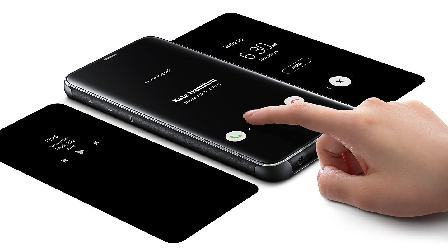 Bao da Samsung Galaxy S9+/ G965 Clear View Standing Cover chính hãng