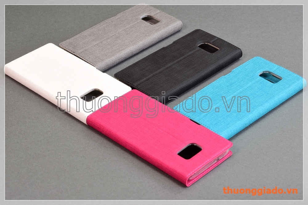 Bao da Samsung S7 Edge/ G935 flip leather case, hiệu Vili, có cửa sổ view