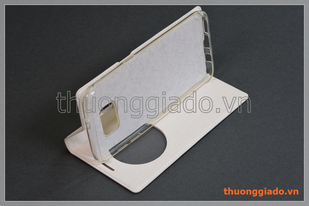 Bao da Samsung S7 Edge/ G935 flip leather case, hiệu Vili, có cửa sổ view