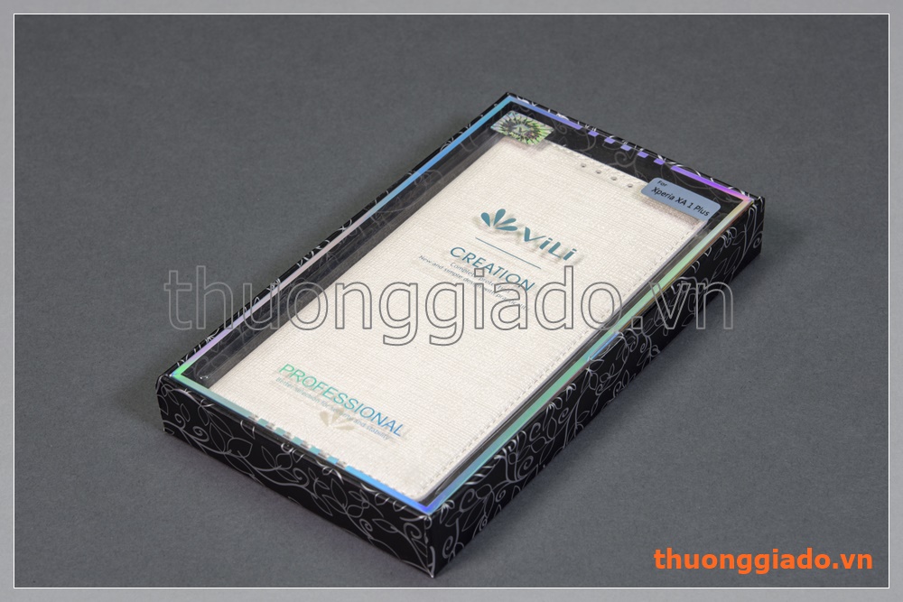 Bao da Sony Xperia XA1 Plus flip leather case, hiệu Vili