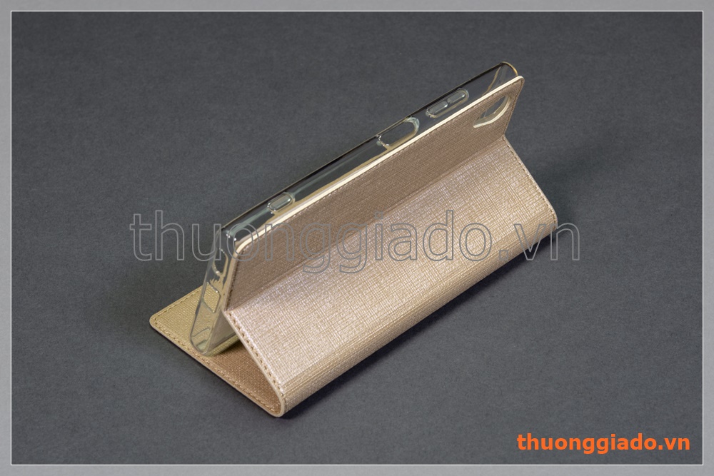 Bao da Sony Xperia XA1 Plus flip leather case, hiệu Vili