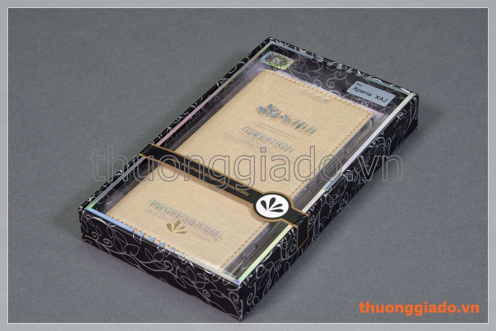 Bao da Sony Xperia XA2 (5.2") flip leather case, hiệu Vili