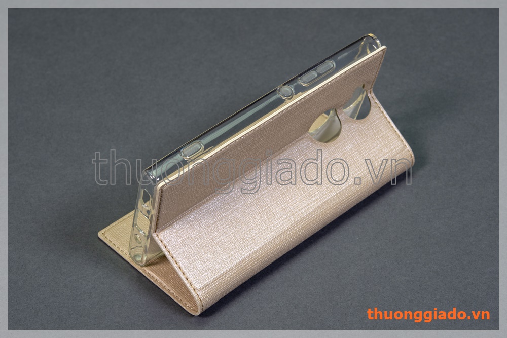 Bao da Sony Xperia XA2 (5.2") flip leather case, hiệu Vili