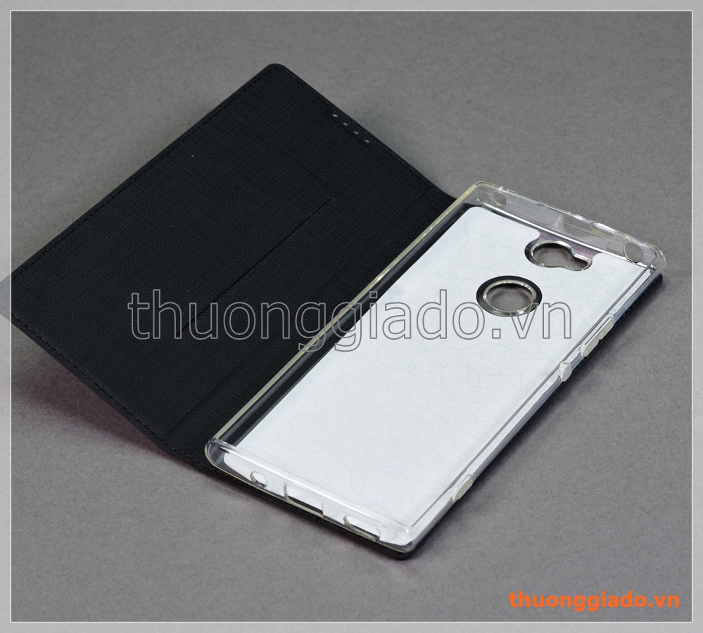Bao da Sony Xperia XA2 Plus, bao da cầm tay nắp gập, hiệu Vili