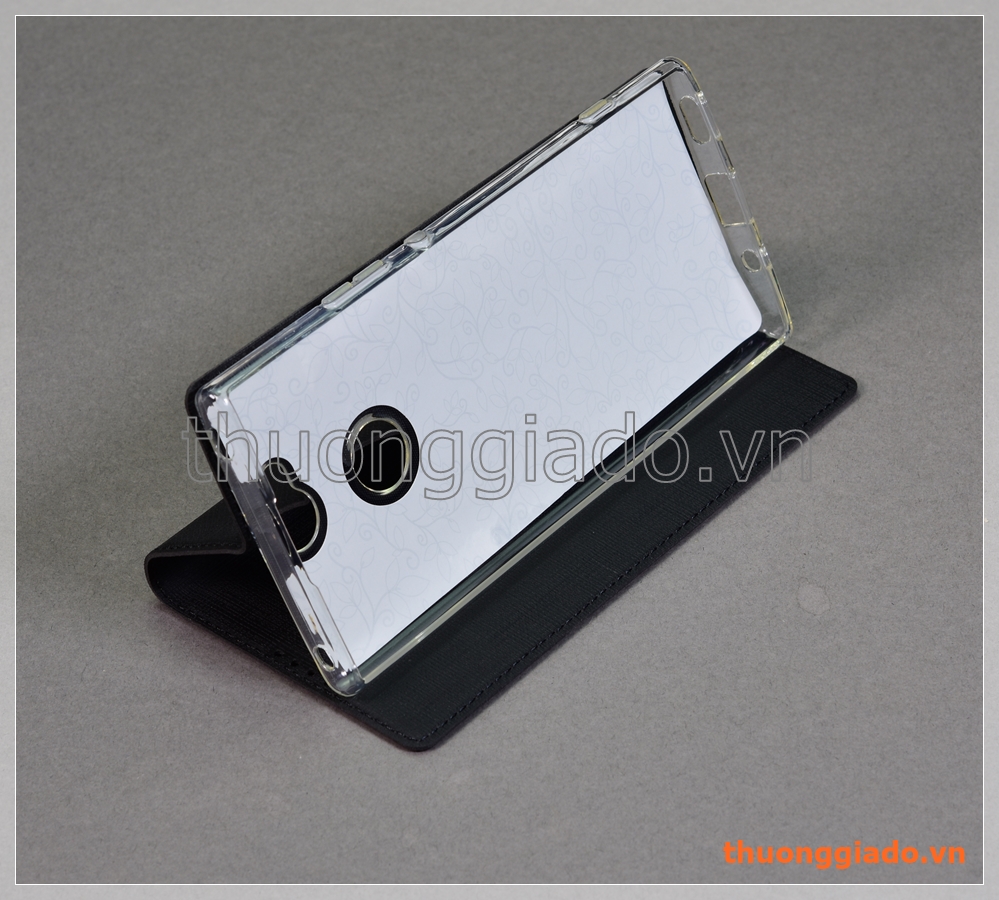 Bao da Sony Xperia XA2 Plus, bao da cầm tay nắp gập, hiệu Vili