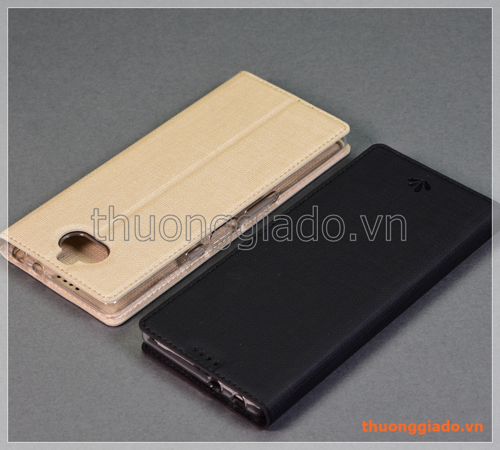 Bao da Sony Xperia XA3 (5.9"), bao da cầm tay nắp gập mở kiểu flip, hiệu Vili
