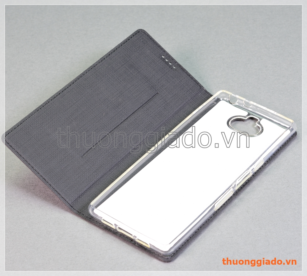 Bao da Sony Xperia XA3 (5.9"), bao da cầm tay nắp gập mở kiểu flip, hiệu Vili