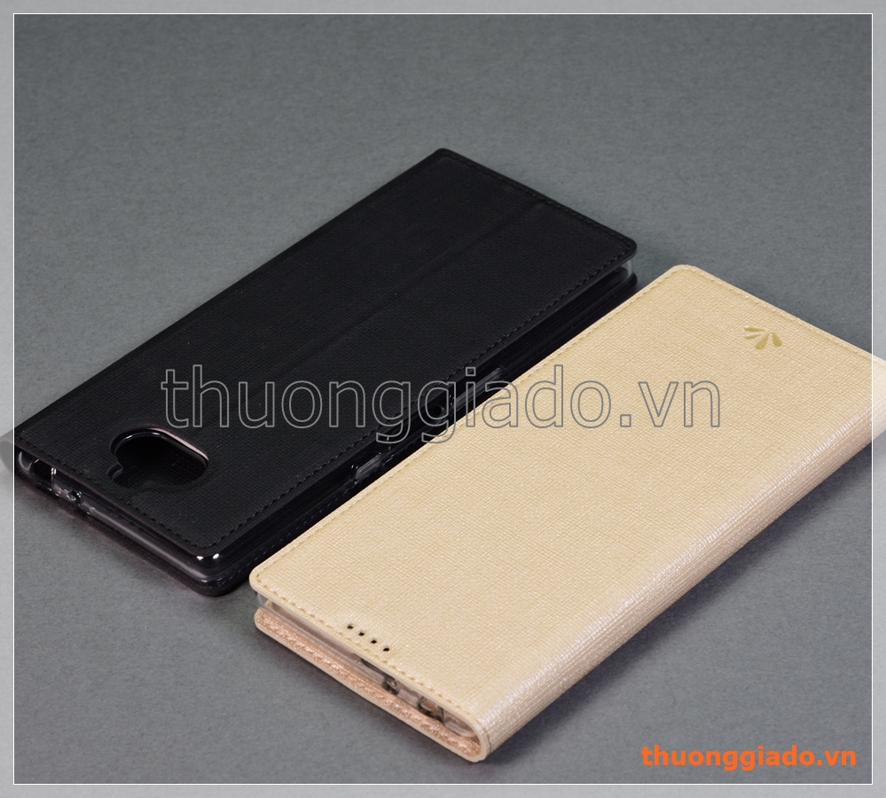 Bao da Sony Xperia XA3 Ultra, bao da cầm tay nắp gập mở kiểu flip, hiệu Vili
