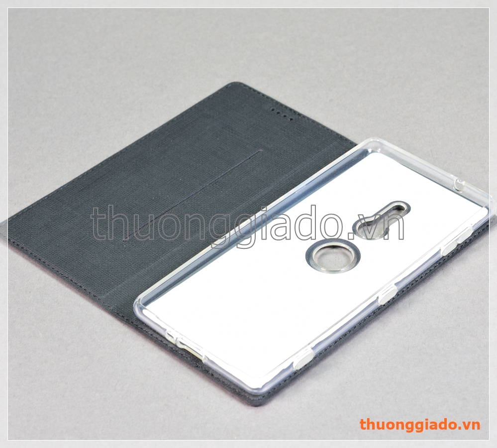 Bao da Sony Xperia XZ2 (5.7"), cầm tay nắp gập mở, hiệu Vili