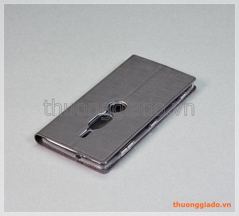 Bao da Sony Xperia XZ2 Premium, bao da cầm tay nắp gập mở, hiệu Vili