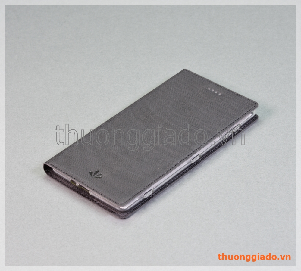 Bao da Sony Xperia XZ2 Premium, bao da cầm tay nắp gập mở, hiệu Vili