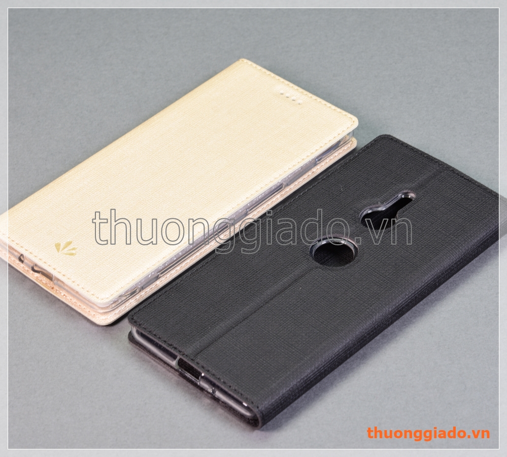 Bao da Sony Xperia XZ3 (6.0"), bao da cầm tay nắp gập mở kiểu flip, hiệu Vili
