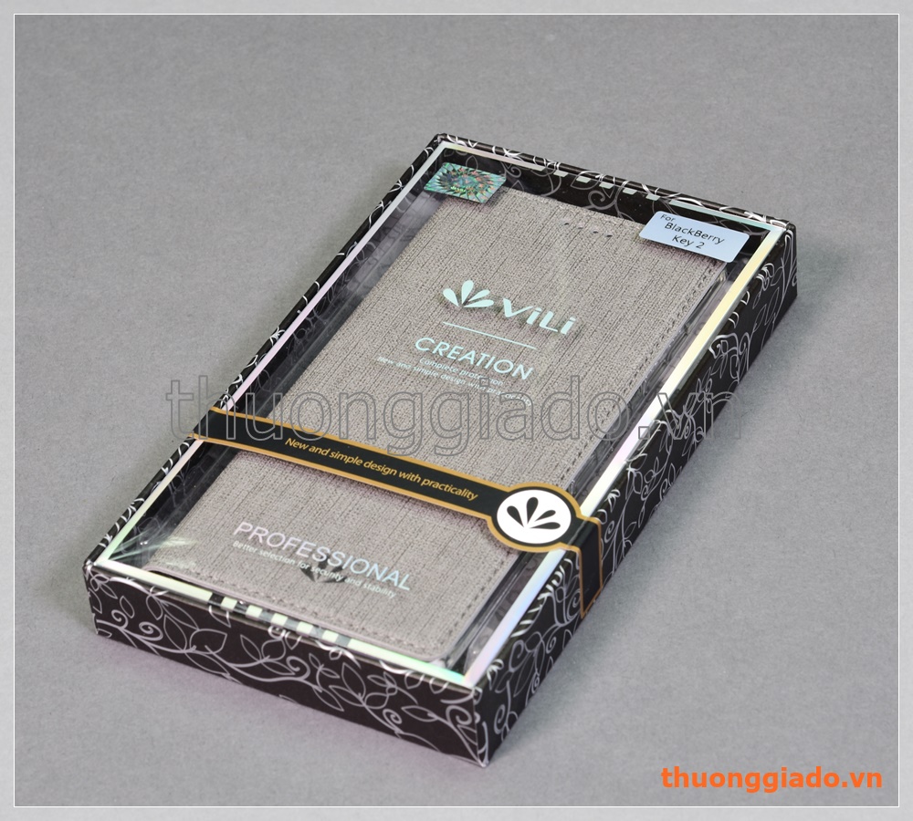 Bao da thời trang Blackberry Key 2/ Key2/ Keytwo (hiệu Vili)