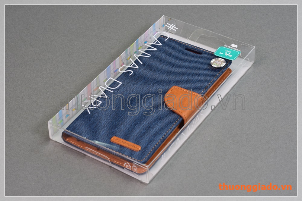 Bao da thời trang LG V20 (Hiệu GOOSPERY, CANVAS DIARY)