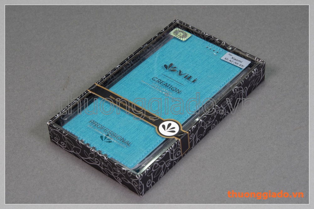 Bao da thời trang Mi 6X (5.99")/ Mi6X/ Mi A2 flip leather case (hiệu Vili)