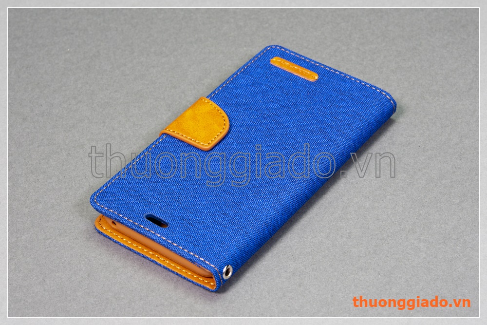 Bao da thời trang Samsung Galaxy A8 (2018)/ A530 (Hiệu GOOSPERY, CANVAS DIARY)
