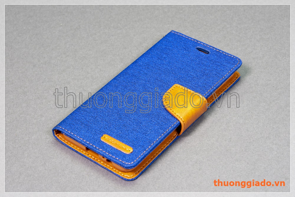 Bao da thời trang Samsung Galaxy A8 (2018)/ A530 (Hiệu GOOSPERY, CANVAS DIARY)