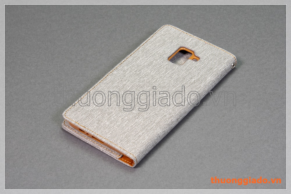Bao da thời trang Samsung Galaxy A8+/ A8 Plus/ A730 (Hiệu GOOSPERY, CANVAS DIARY)